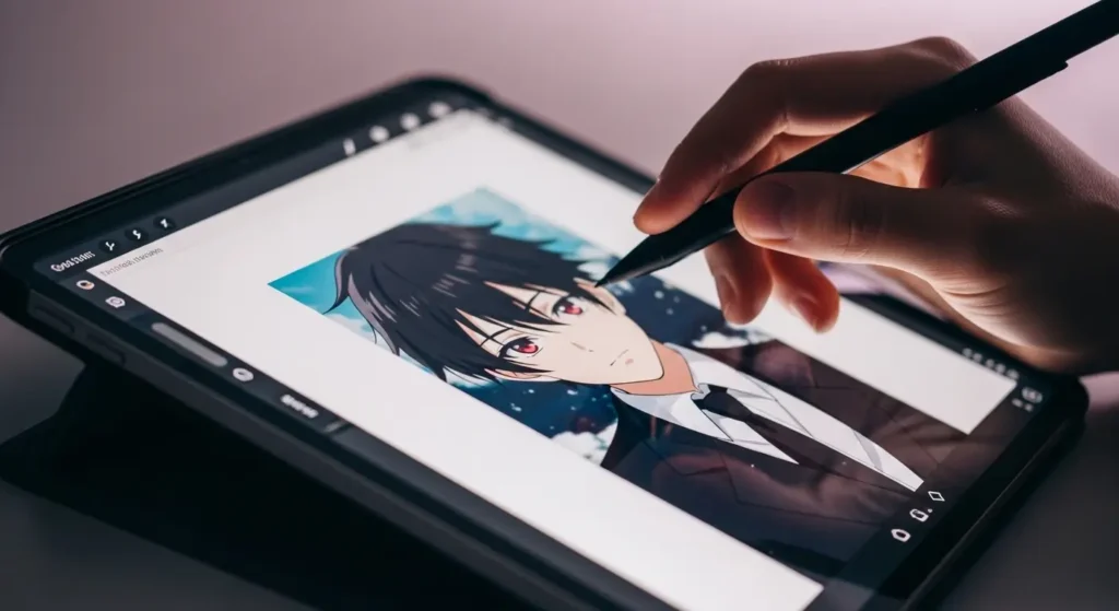 How does Anifusion generate manga panels?