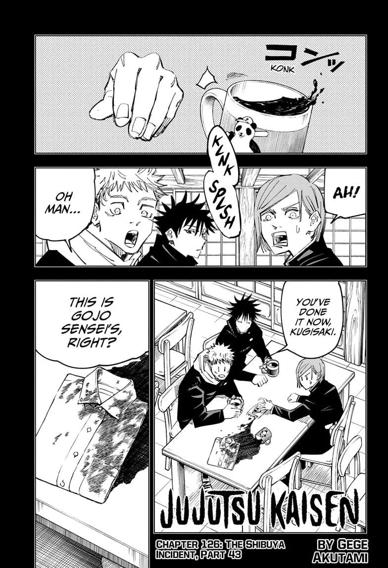 Jujutsu Kaisen, Chapter 126 1 1 136