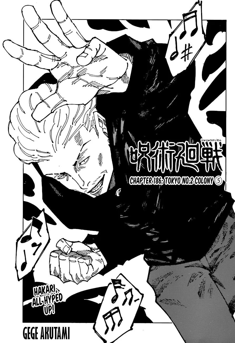 Jujutsu Kaisen, Chapter 186 1 1 137