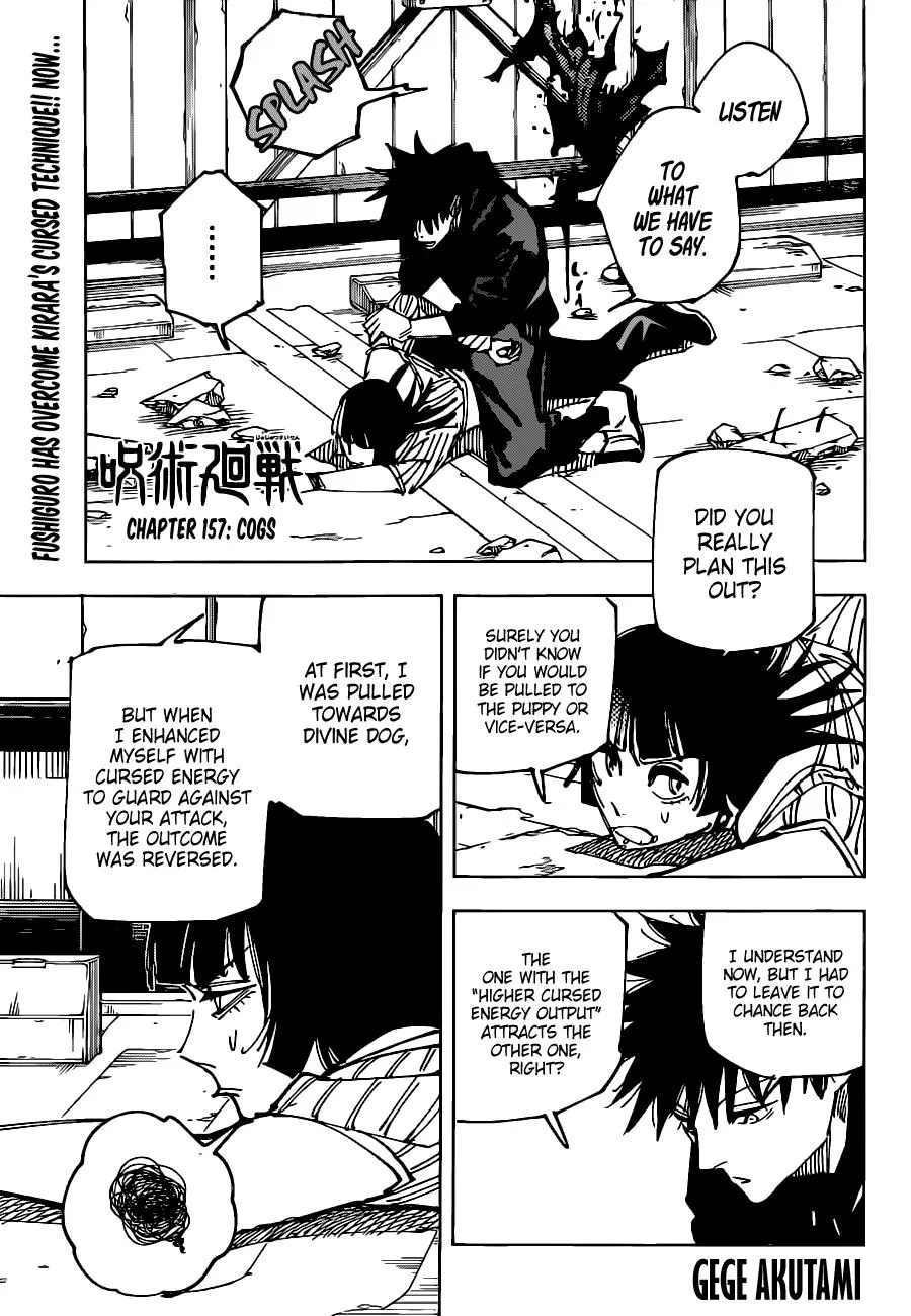 Jujutsu Kaisen, Chapter 157 1 1 138