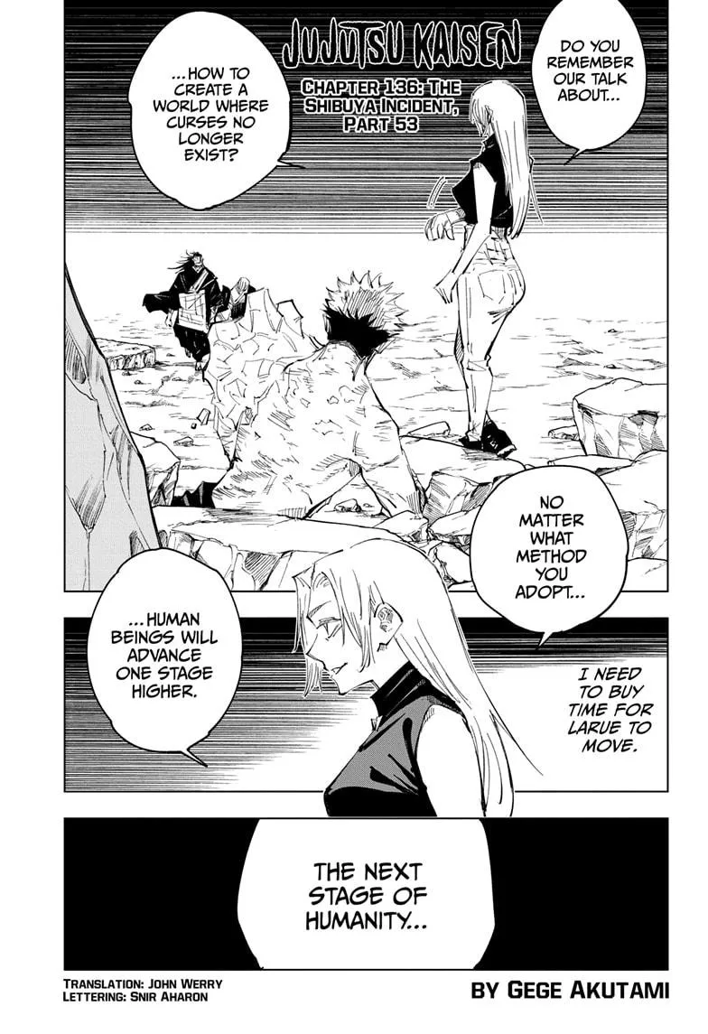 Jujutsu Kaisen, Chapter 136 1 1 166