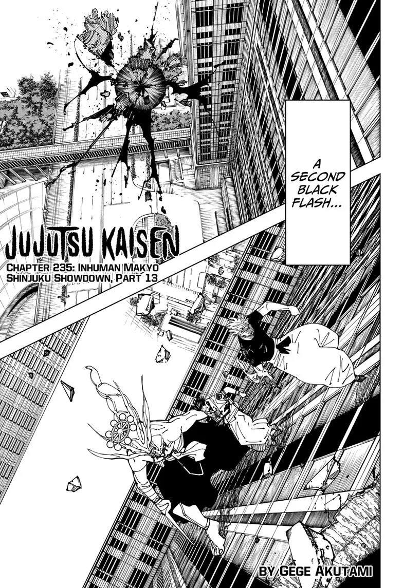 Jujutsu Kaisen, Chapter 235 1 1 218 1