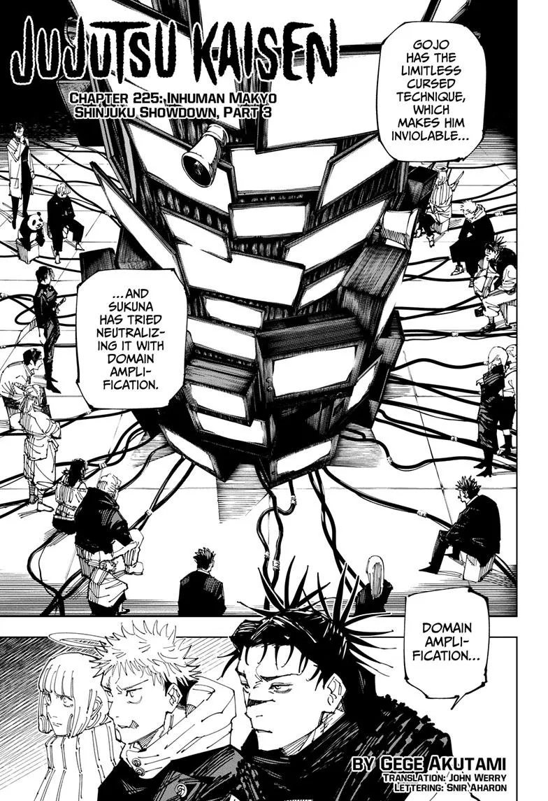 Jujutsu Kaisen, Chapter 225 1 1 236