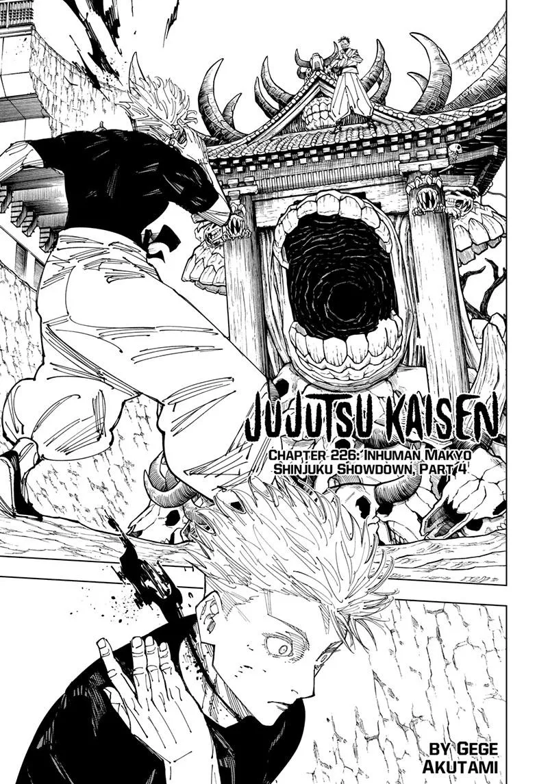 Jujutsu Kaisen, Chapter 226 1 1 238