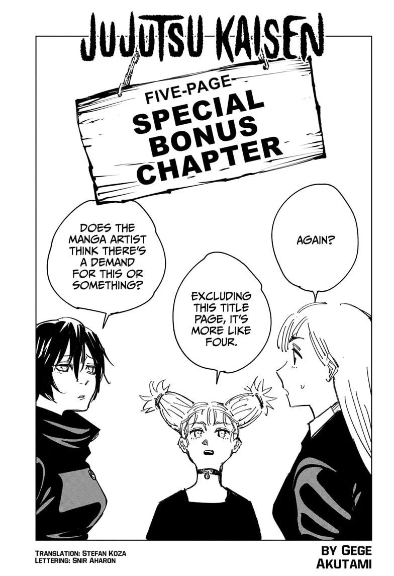 Jujutsu Kaisen, Chapter 132.5 1 1 248