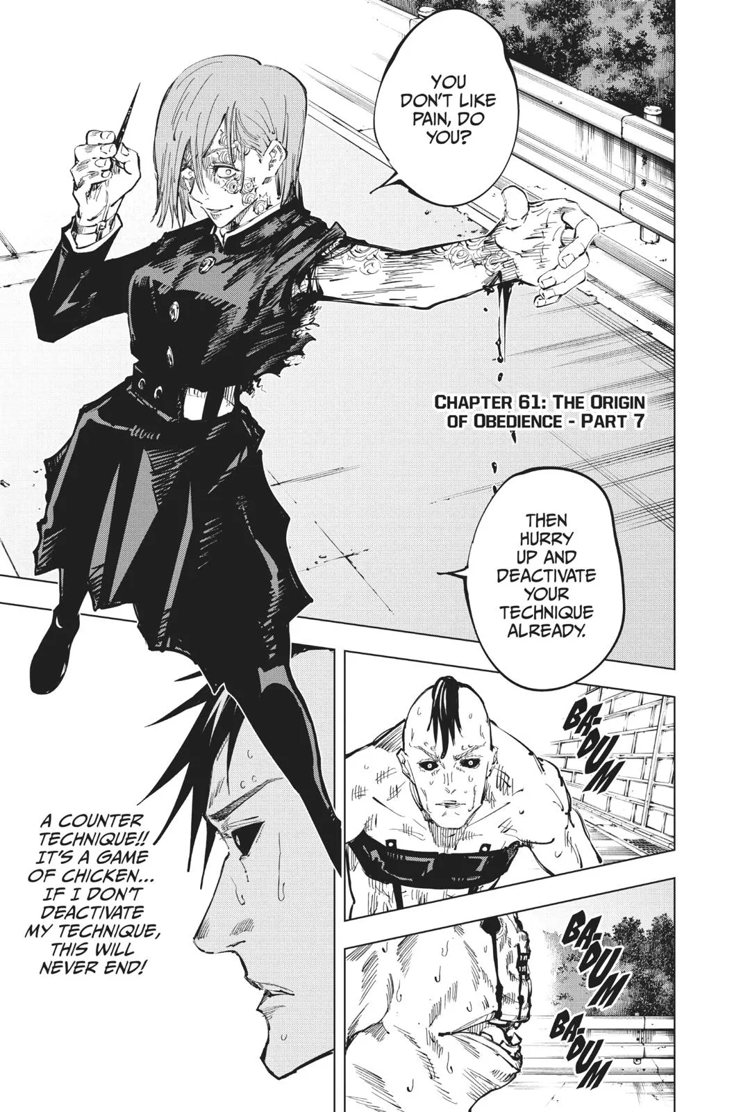 Jujutsu Kaisen, Chapter 61 1 1 60