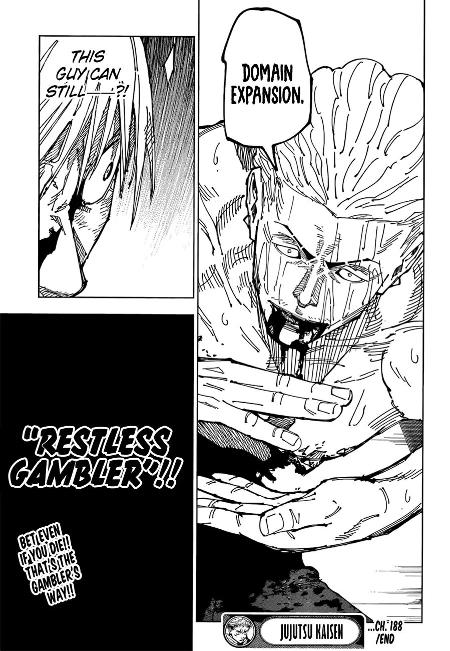 Jujutsu Kaisen, Chapter 188 16 16 140