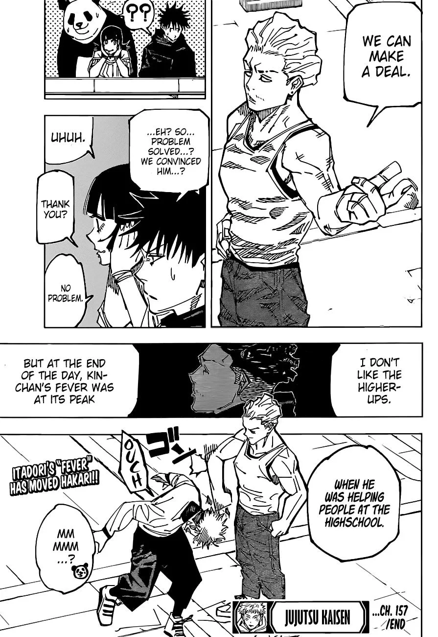 Jujutsu Kaisen, Chapter 157 18 18 124