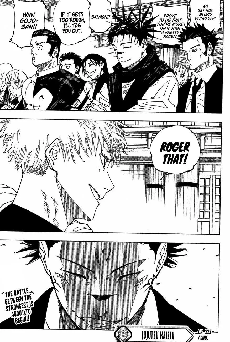 Jujutsu Kaisen, Chapter 222 19 19 152