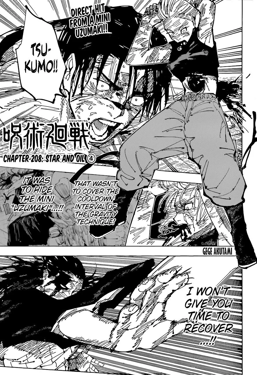 Jujutsu Kaisen, Chapter 208 2 2 203