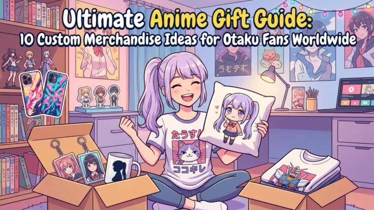 Ultimate Anime Gift Guide 10 Custom Merchandise Ideas for Otaku Fans Worldwide