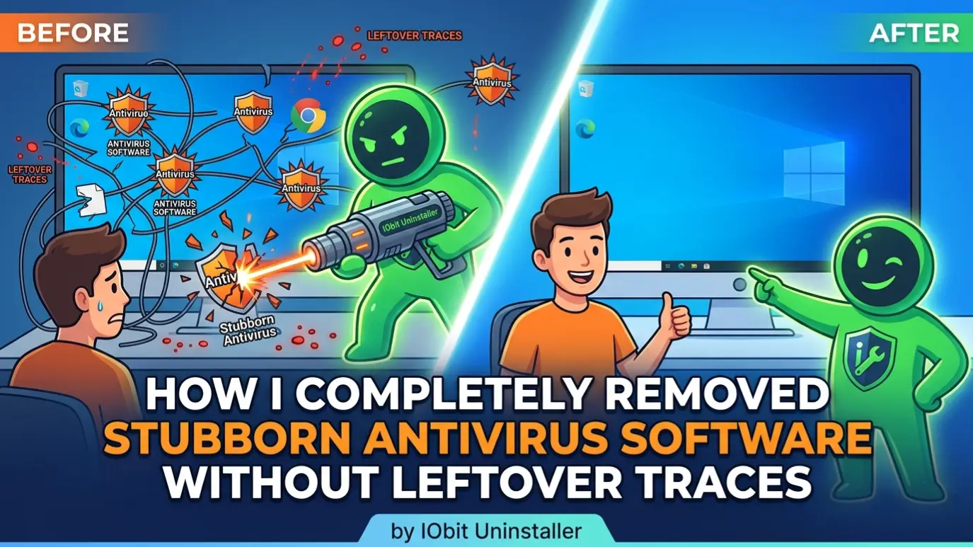 How I Completely Removed Stubborn Antivirus Software Without Leftover Traces by IObit Uninstaller