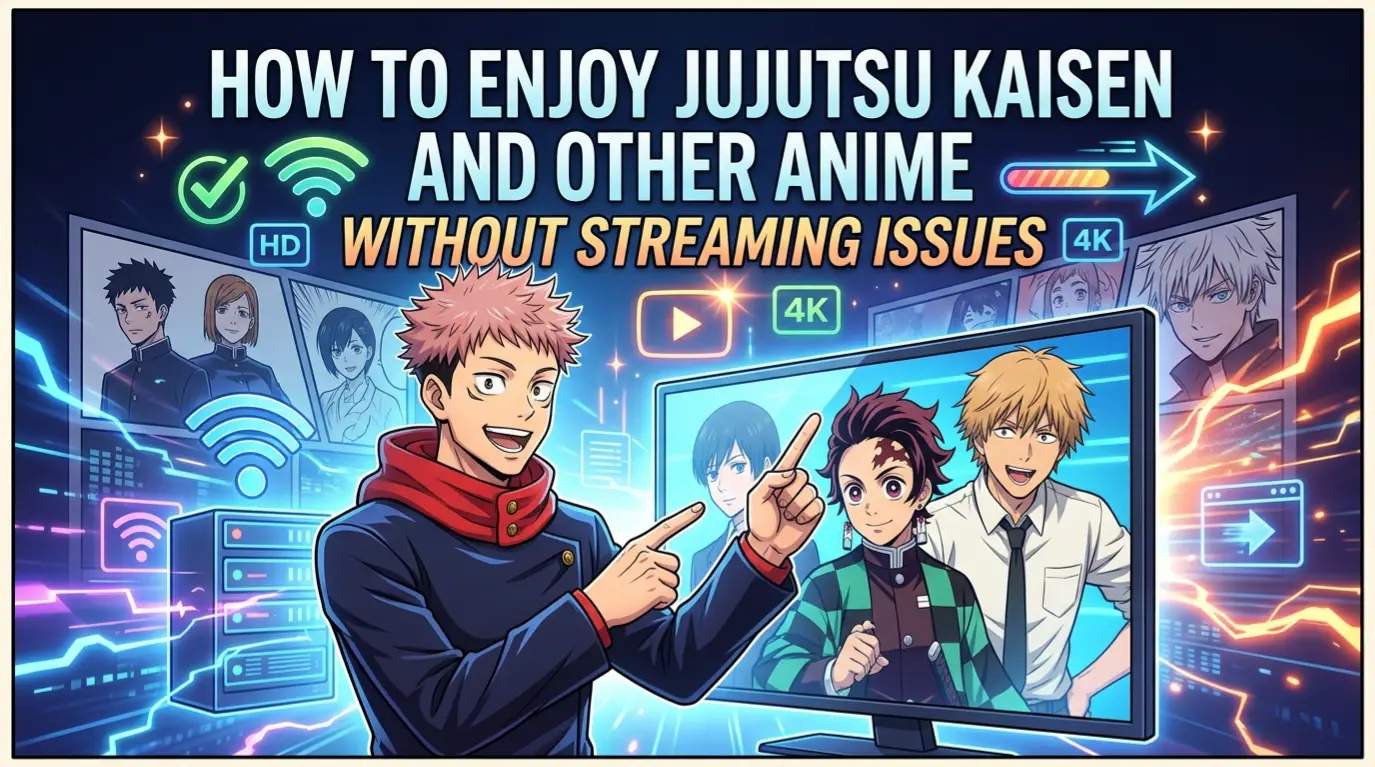 How to Enjoy Jujutsu Kaisen and Other Anime Without Streaming Issues