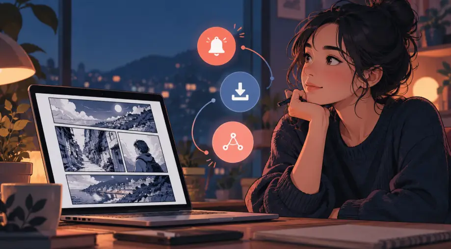 A Manga Page Wants Notifications or a Download Check What You’re Agreeing To